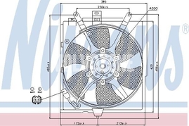 Radiator cooling fan solo 1.6/1.8/2.0 (2000-) S40/V40