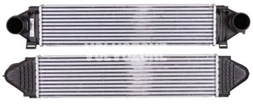 Intercooler 5 cylinder engines 2.0 D3/D4, 2.4D/D5, 4 valec 2.0T/T5 (-2014), 3.0 T6 P1 P3