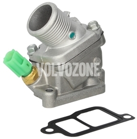 Thermostat housing with temperature sensor 2.4D/D5 without DPF P2 (-2006), 2.4 P2 (2003-)