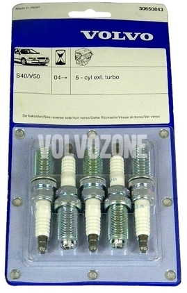 Spark plugs 2.4 P1 C30/C70 II/S40 II/V50 (OEM)