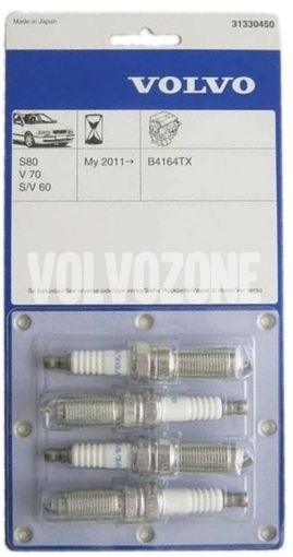 Spark plugs 1.6 T2/T3/T4 P3 S60 II/V60 S80 II/V70 III, P1 V40 II(XC) (OEM)