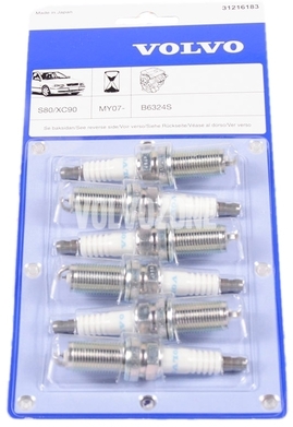 Spark plugs 3.2 P2 XC90, 3.2 P3 S80 II/V70 III/XC70 III/XC60 (old type) (OEM)