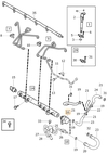 Fuel pressure control valve 2.4D/D5 with DPF P1 (-2010), P2 (2006-), P3 (-2009)