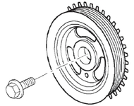 Crankshaft belt pulley 2.0 P3 S80 II/V70 III