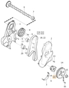 Crankshaft belt gear P1 (-2013) D3/D4/2.4D/D5, P2 2.4D/D5/2.9/3.0/T6, P3 (-2009) 2.4D/D5 (OEM)