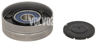 Auxiliary belt pulley on tensioner gasoline engines P80 (-1998), X40 (-1999)