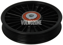 Auxiliary belt guide pulley for vehicles without air conditioner P80 (1999-), X40 (2000-), P2 except 3.2/4.4