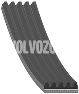 Auxiliary belt 1.9DI (2001-) S40/V40 1121mm vehicles without air conditioner