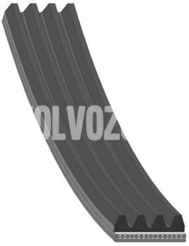 Auxiliary belt 1.8i S40/V40 780mm drive power steering pump, vehicles without air conditioner