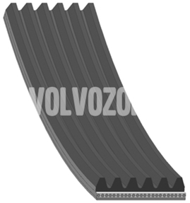 Auxiliary belt 2.5 TDI P2 V70 II 1555mm vehicles without air conditioner