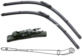 Windscreen wiper blades P2 (2005-) S60/V70 II/XC70 II, S80/XC90 (2004-) 600+550mm new type of fixation