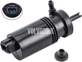 Headlight washer pump P3 (2010-) S80 II/V70 III/XC70 III, XC60 (2010-2011) square connector (OEM)