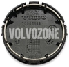 Wheel center cap (64mm) black new design (OEM)