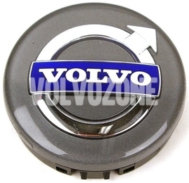 Wheel center cap (64mm) silver (OEM)