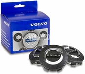 Wheel center cap kit (64mm) graphite, chrome