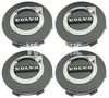 Wheel center cap kit (64mm) graphite, chrome (OEM)