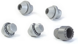 Rim lock set, safety nuts P1 C30/C70 II/S40 II/V40 II(XC)/V50
