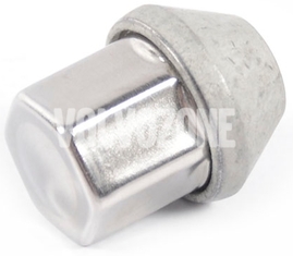 Wheel stud nut P1 C30/C70 II/S40 II/V50 chromed, with loose conical collar (OEM)