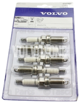 Spark plugs 5 cylinder engines 2.5 T5 (2011-2012) P3 S60 II (OEM)