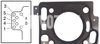 Cylinder head gasket 5 cylinder engines D3/D4/2.4D (2010-) P1 P3 thickness 1,00mm (1 hole)
