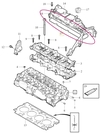 Valve cover gasket 1.6D2 P1 P3