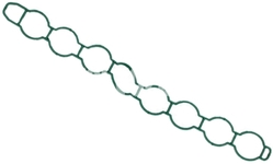 Intake manifold gasket 4 cylinder engines 1.5 T2/T3, 2.0 T2/T3/T4/T5/T6/T8, 2.0 D2/D3/D4/D5 (2014-) P1 P3 SPA/CMA