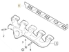 Exhaust manifold gasket 5 cylinder engines 2.4D/D5 (2006-2010) P1 P2 P3