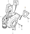 Turbocharger exhaust manifold gasket 2.4D/D5 (2006-) P2 (OEM)