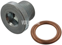 Oil drain plug with sealing 2.0D P1 P3