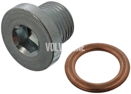 Oil drain plug with sealing 2.0D P1 P3