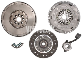 Clutch kit + double mass flywheel + release bearing MMT6 2.0D P1 (2007-), P3