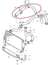 Pipe from turbocharger directing to intercooler P2 (2006-) S60R/V70R II (OEM)