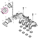 Inlet manifold hose 1.6D P1 P3