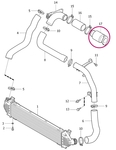 Turbocharger resonator 1.6D2 P1 P3