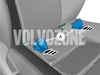Isofix plastic covers kit for easier assembly (OEM)
