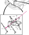 REAR WASHER NOZZLE Volvo 8624235 // -2003 (OEM)