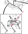 REAR WASHER NOZZLE Volvo 30634270 // 2003- (OEM)