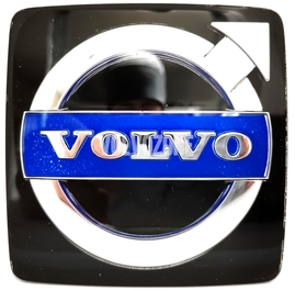 Radiator grill Volvo emblem sticker 74x74 mm P1 (2008-2010) C30/S40 II/V50, P2 (2007-2010) XC90, P3 (-2009) S80 II/V70 III/XC70 III (OEM)