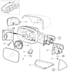 Exterior temperature sensor P1 (2007-)/P1 (2008-) C70 II, P2 (2007-)/P2 with BLIS, P3 except XC60, CMA/SPA (OEM)