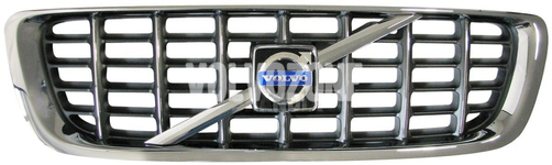 Radiator grill P3 (-2013) V70 III with emblem, without collision warning system (CMbB)