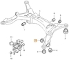 Rear axle subframe/control arm bushing front upper P2 S60/S80/V70 II/XC70 II/XC90 (OEM)