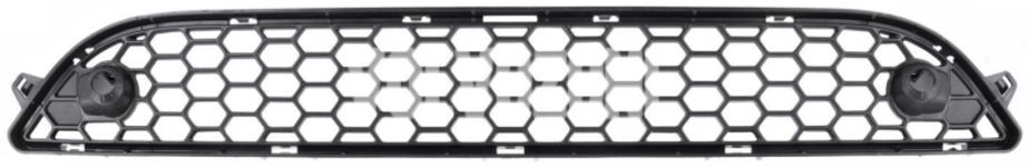 Front bumper middle grill P3 (-2013) S60 II/V60 with holes for parking sensors