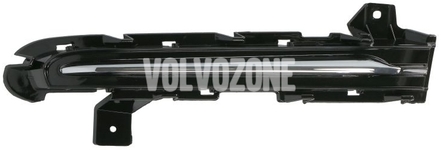 Front bumper trim moulding left chrome P1 V40 II for standard bumper