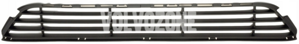 Radiator grill lower matt P1 V40 II for R-Design bumper, without holes for parking sensors