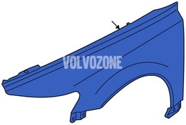 Front fender left P1 (2010-) C70 II (OEM)