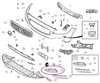 GRILLE Right Volvo 31383250 (OEM)