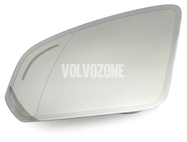 Outside mirror glass left SPA S60 III/V60 II(XC) S90 II/V90 II driver side (with automatic dimming, with BLIS CTA) (OEM)