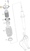 Front shock absorber mounting SPA S90 II/V90 II(XC) (OEM)