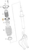 Front spring seat upper SPA S60 III/V60 II(XC) S90 II/V90 II(XC) XC60 II/XC90 II (OEM)