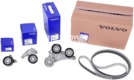 Auxiliary belt kit 4 cylinder gasoline engines without Twin Engine (2014-) 2.0 T6/Polestar P3 SPA (OEM)